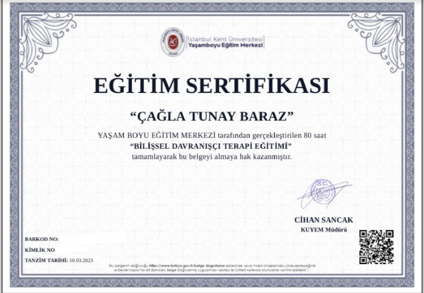 Sertifika 12