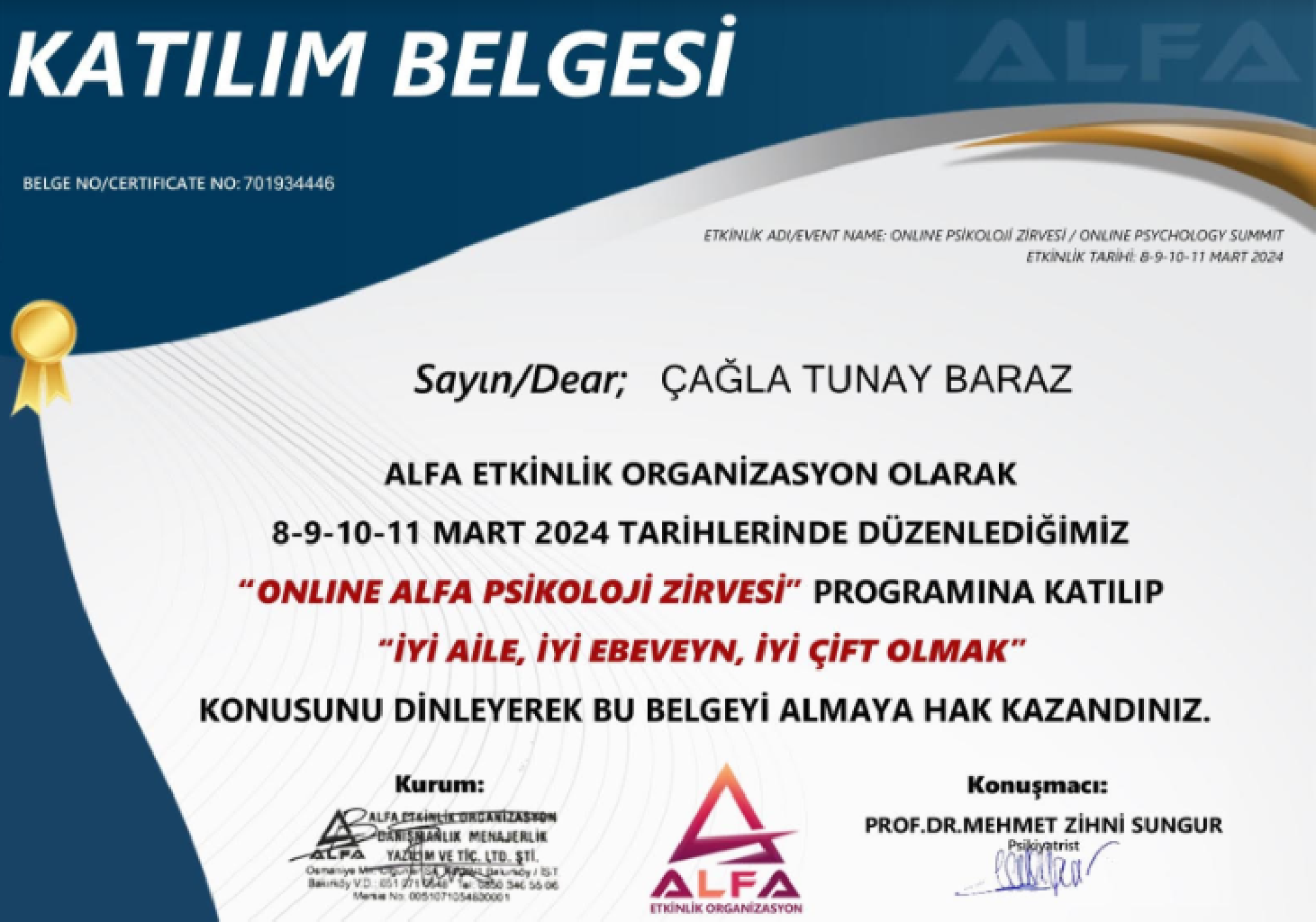Sertifika 2